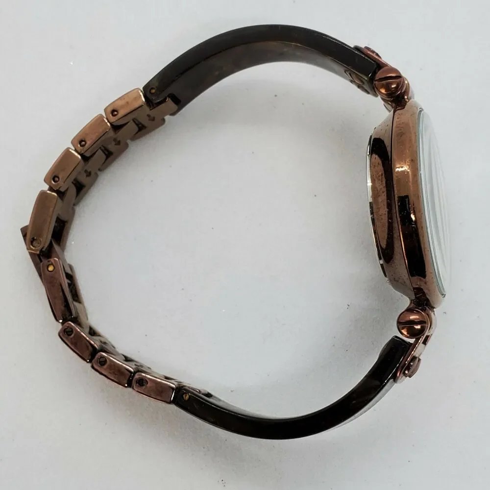 Anne Klein Women's‎ Watch 28MM Case Brown Dial Bracelet 5.5